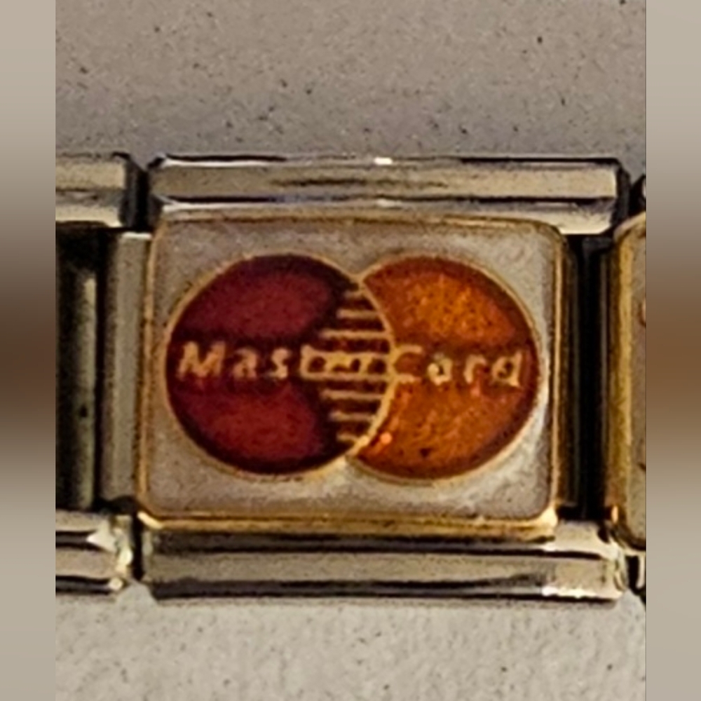 I  ❤️ Dad, I love U, Mastercard Italian charms